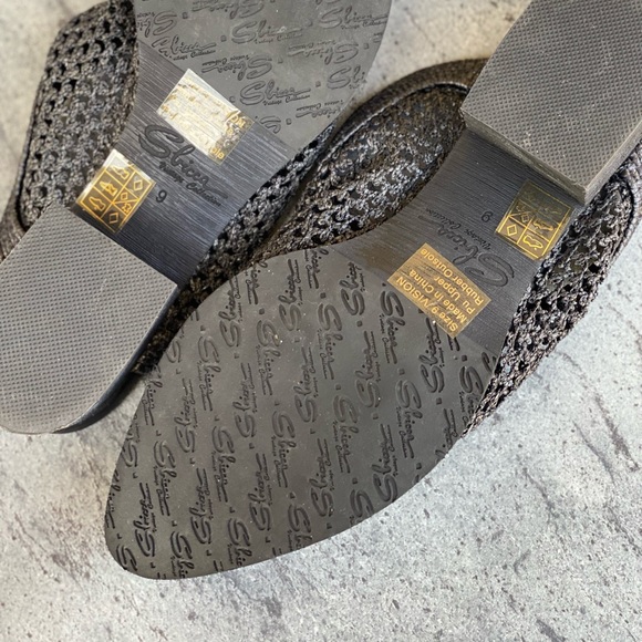 Woven Pointed Toe Slip On Heeled Mule Bootie - Picture 5 of 7